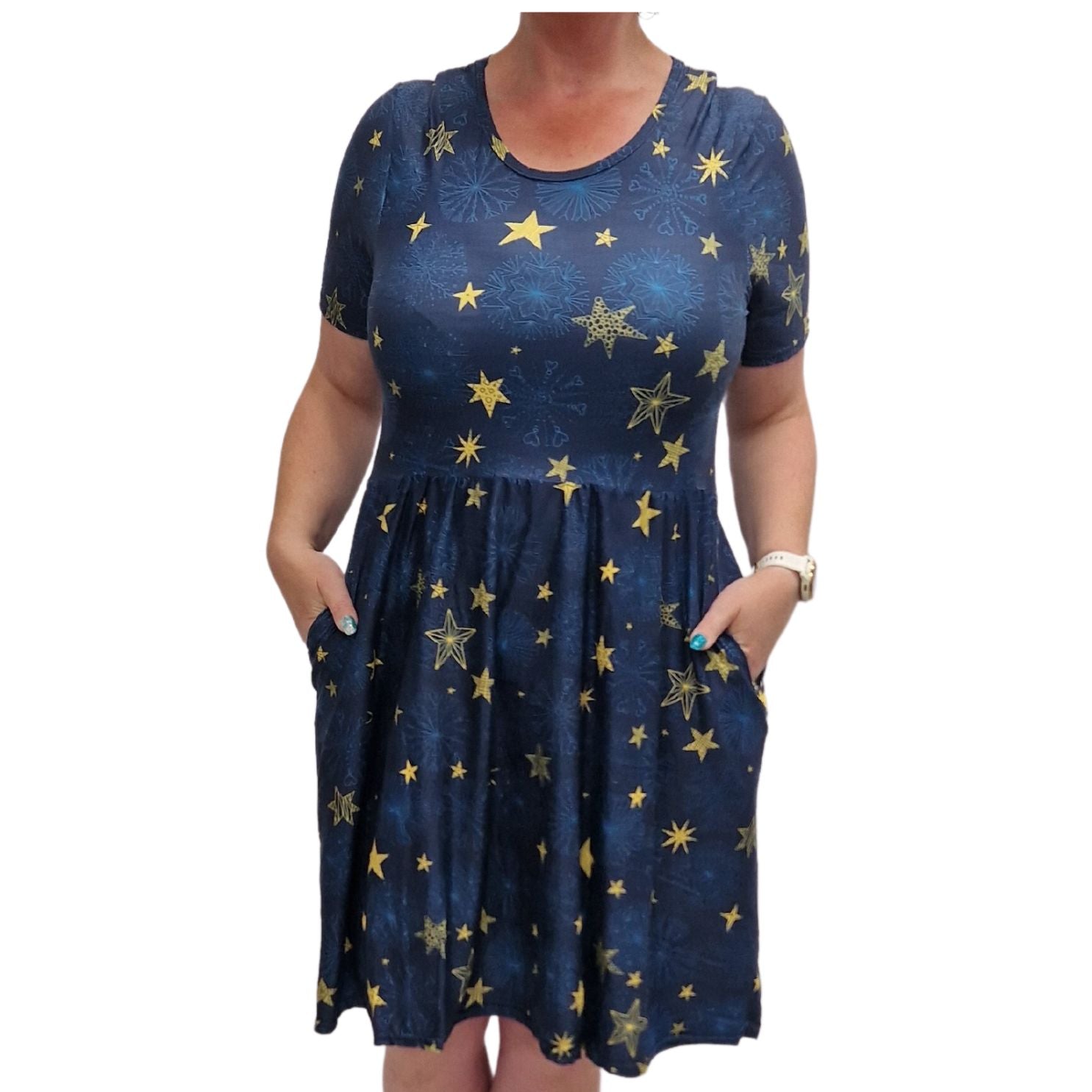 Funky Fit Starstruck Vintage Skater Dress