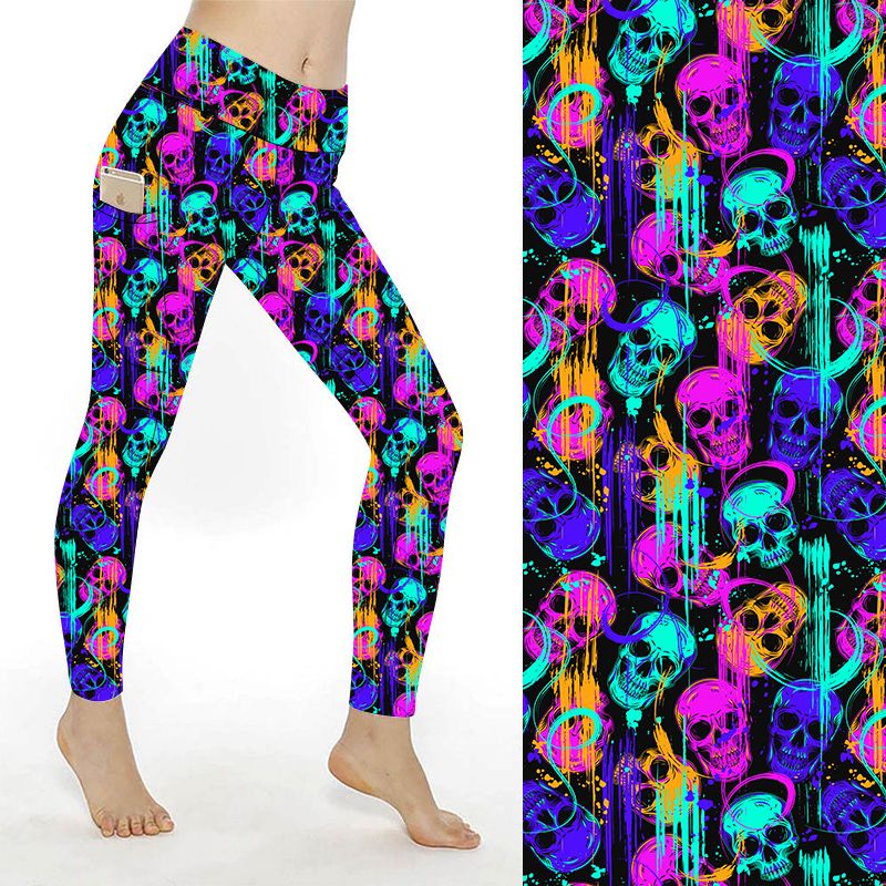 Funky Fit SCULPT Yoga Leggings - Dead Grunge