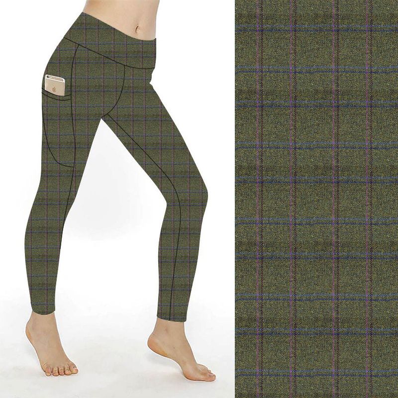 SCULPT Yoga Full Length Leggings - Cotswold Tweed