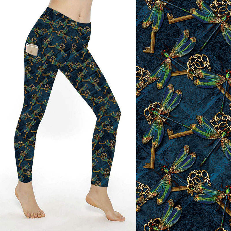 SCULPT Yoga Leggings- Steampunk Key