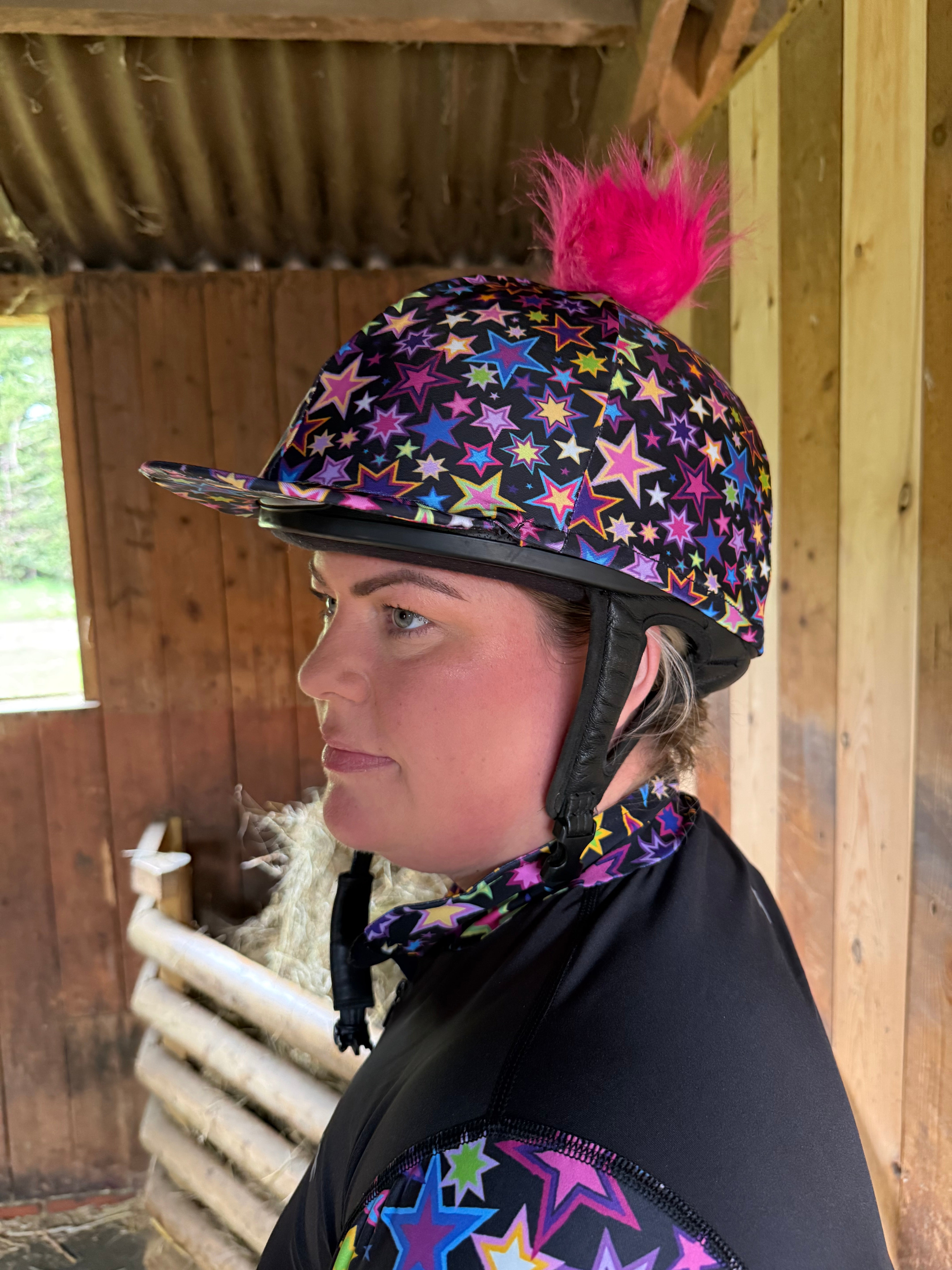 Funky-fit-equestrian-hat-silk-neon-stars-jpg