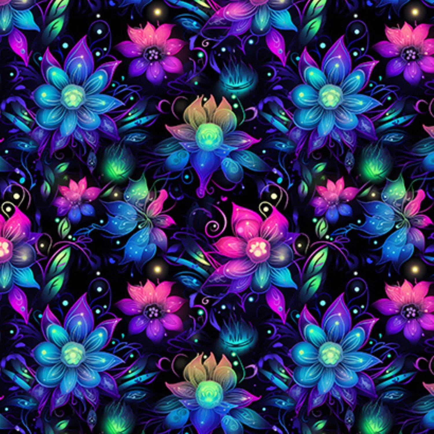 Funky Fit Sculpt Yoga Biker Shorts - Luminescent Floral