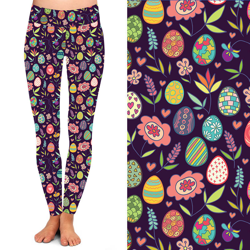 Funky Fit 24/7 Leggings – Easter - Pretty Eggs