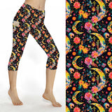 SCULPT Yoga Capri Leggings - Mystic Moons