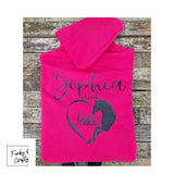 Personalised Equestrian Hoodie Kids - Heart & Horse Design