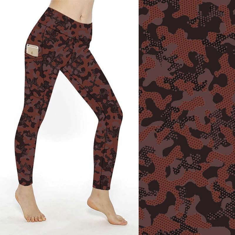 SCULPT Yoga Full Length Leggings - Cooper Camo