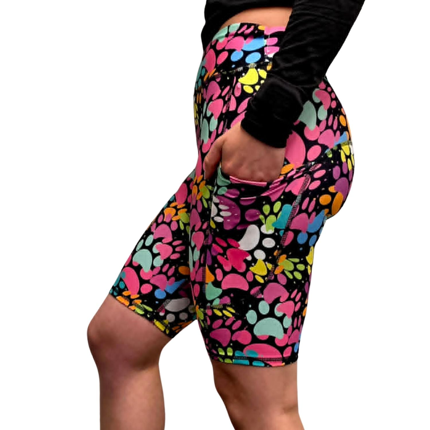 Funky-Fit-Sculpt-Yoga-Biker-Shorts- Rainbow-Paws-Mashup.jpg