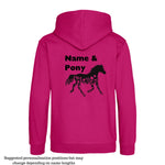 Funky Fit Personalised Kids Equestrian Hoodies