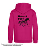 Funky Fit Personalised Kids Equestrian Hoodies