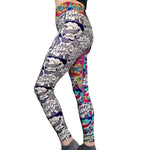 Funky Fit  24/7 Full Length Leggings – Comic Book of Two Halves