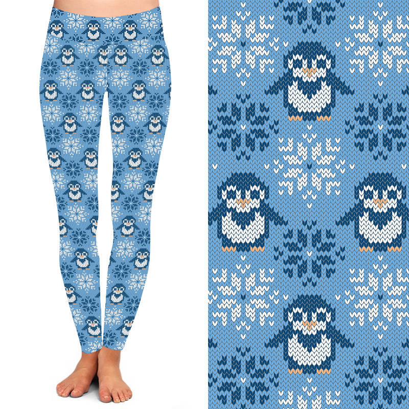 Funky Fit 24/7 Leggings – Knitted Penguins