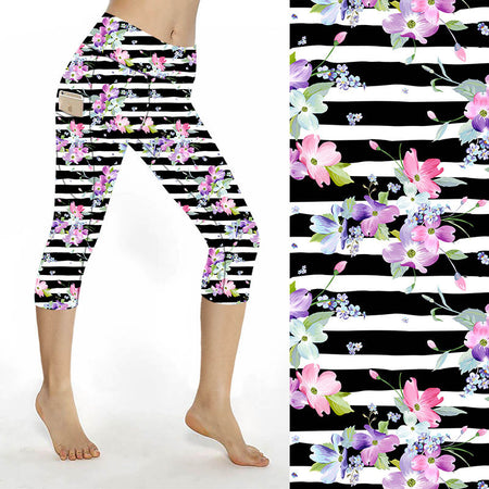 Funky Fit SCULPT Yoga Capri Leggings - Sweet Delights