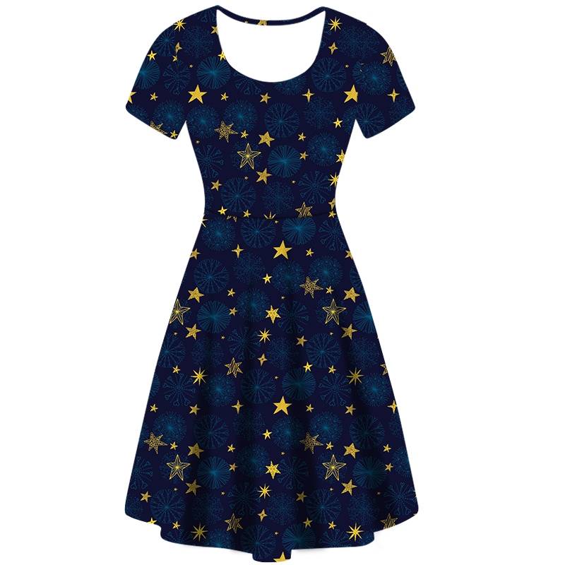 Funky Fit Starstruck Vintage Skater Dress