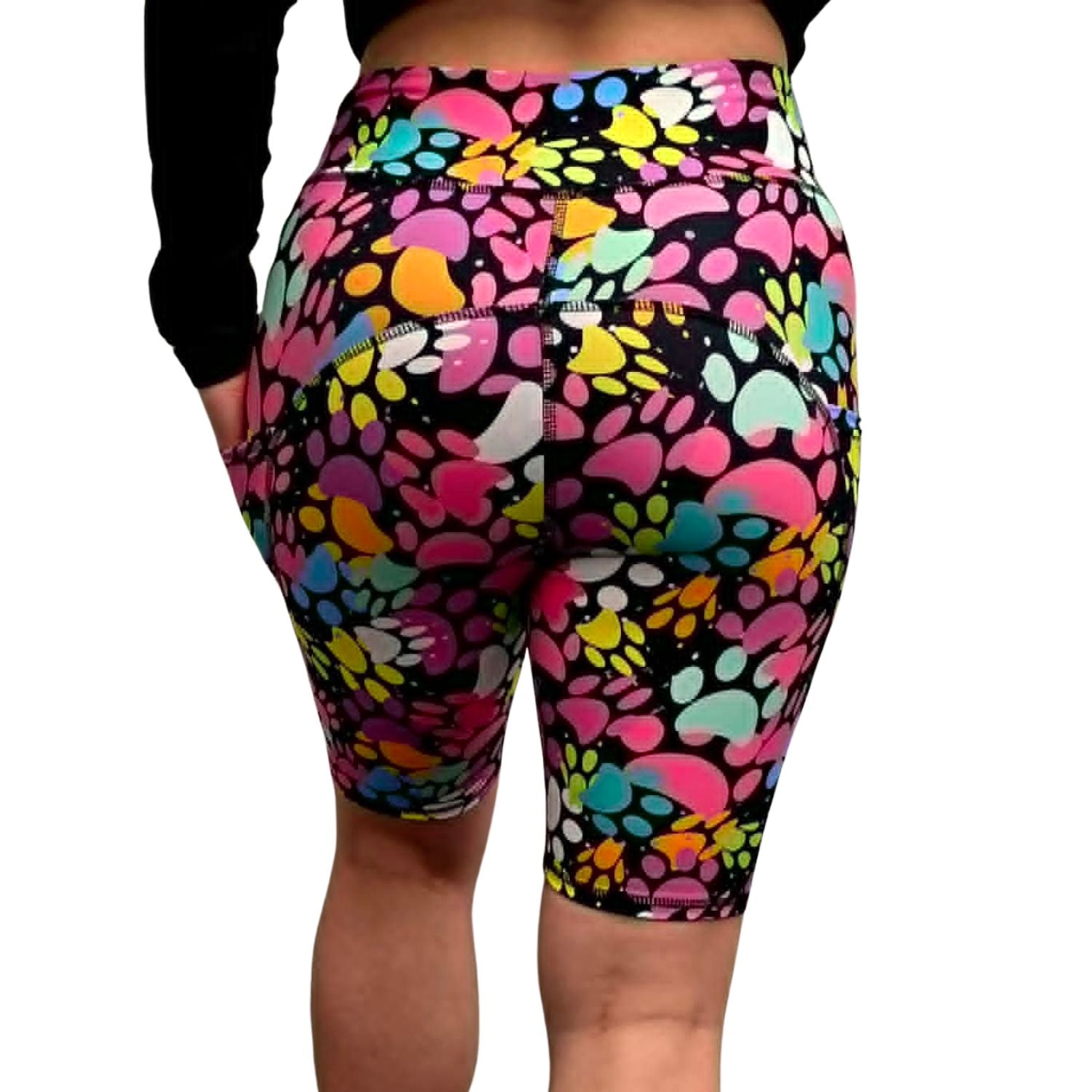 Funky-Fit-Sculpt-Yoga-Biker-Shorts- Rainbow-Paws-Mashup.jpg