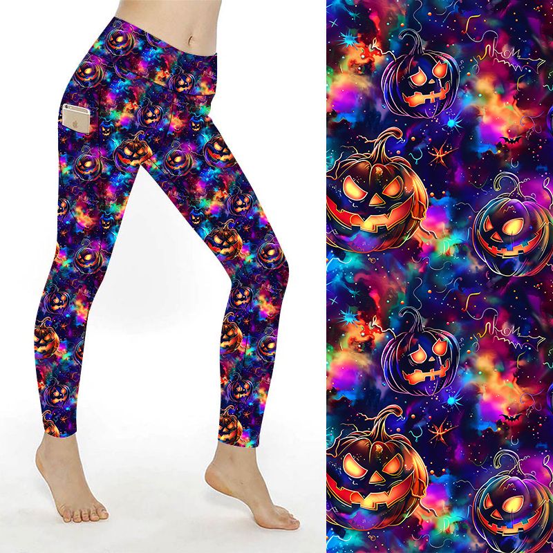 SCULPT Yoga Full Length Leggings - Magic Pumpkins