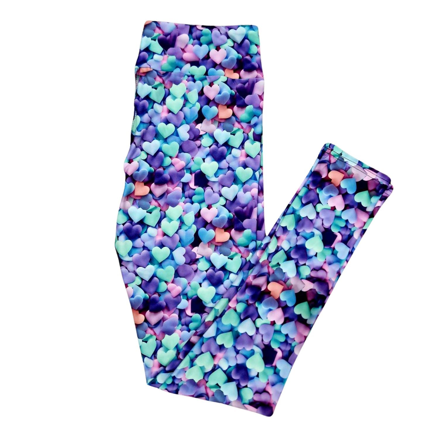 Funky Fit 24/7 Leggings – Confetti Hearts