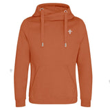 Personalised Cross-Neck Hoodie - Vaulting Design