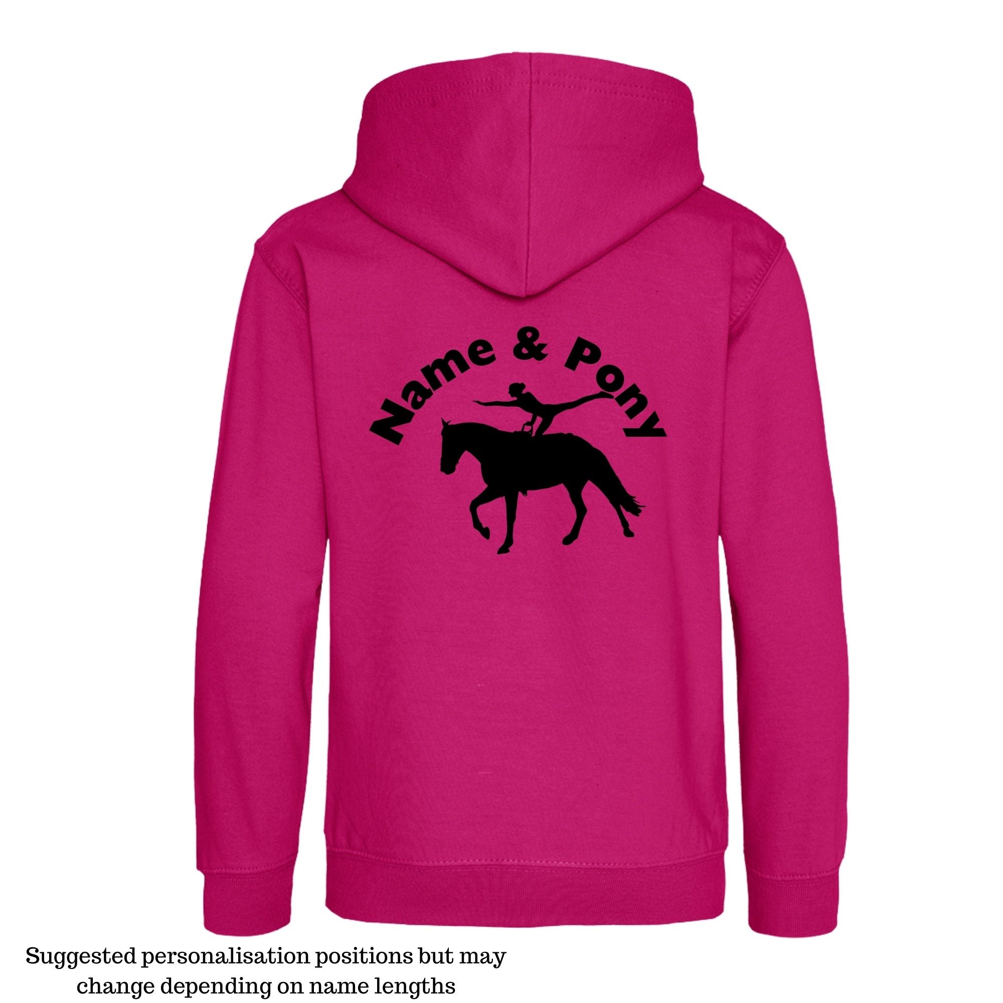 Funky Fit Personalised Kids Equestrian Hoodies