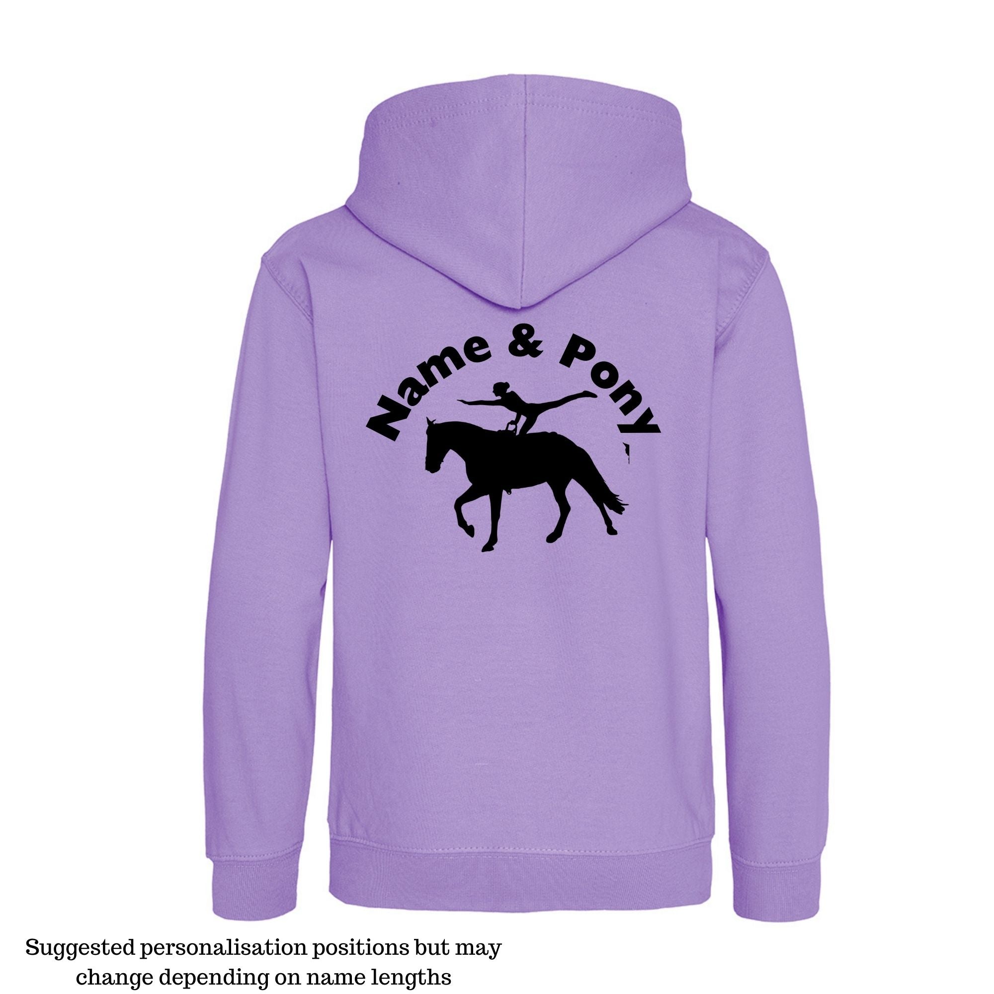 Funky Fit Personalised Kids Equestrian Hoodies