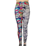 Funky Fit  24/7 Full Length Leggings – Comic Book of Two Halves