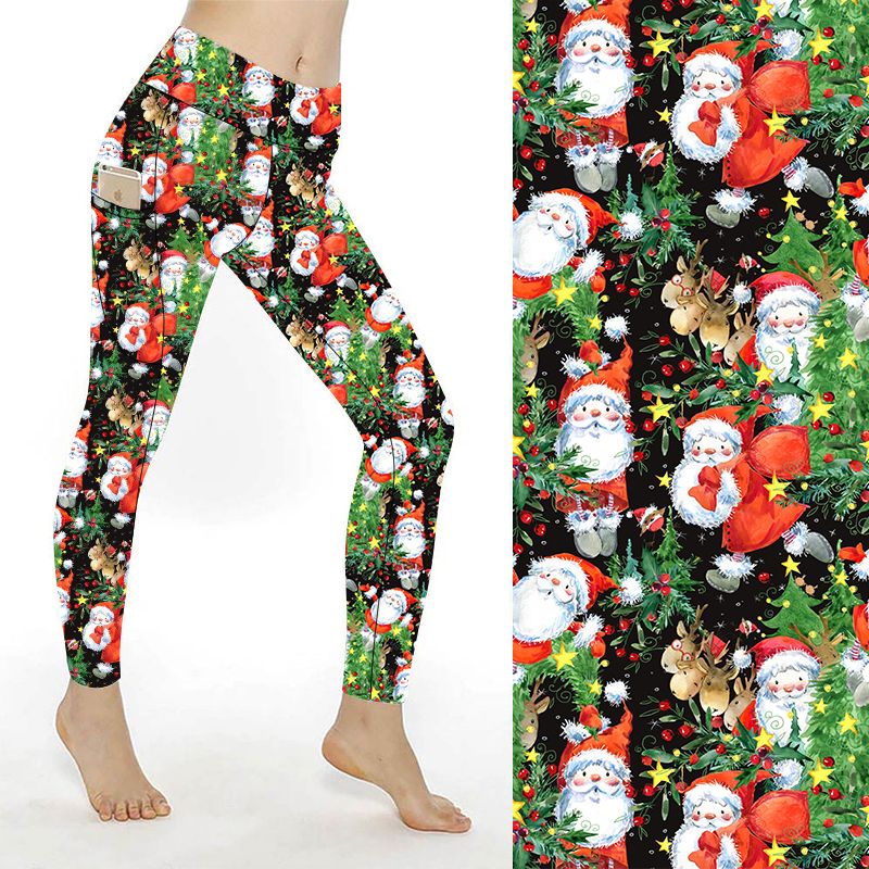 SCULPT Yoga Full Length Leggings - Santa’s Wonderland