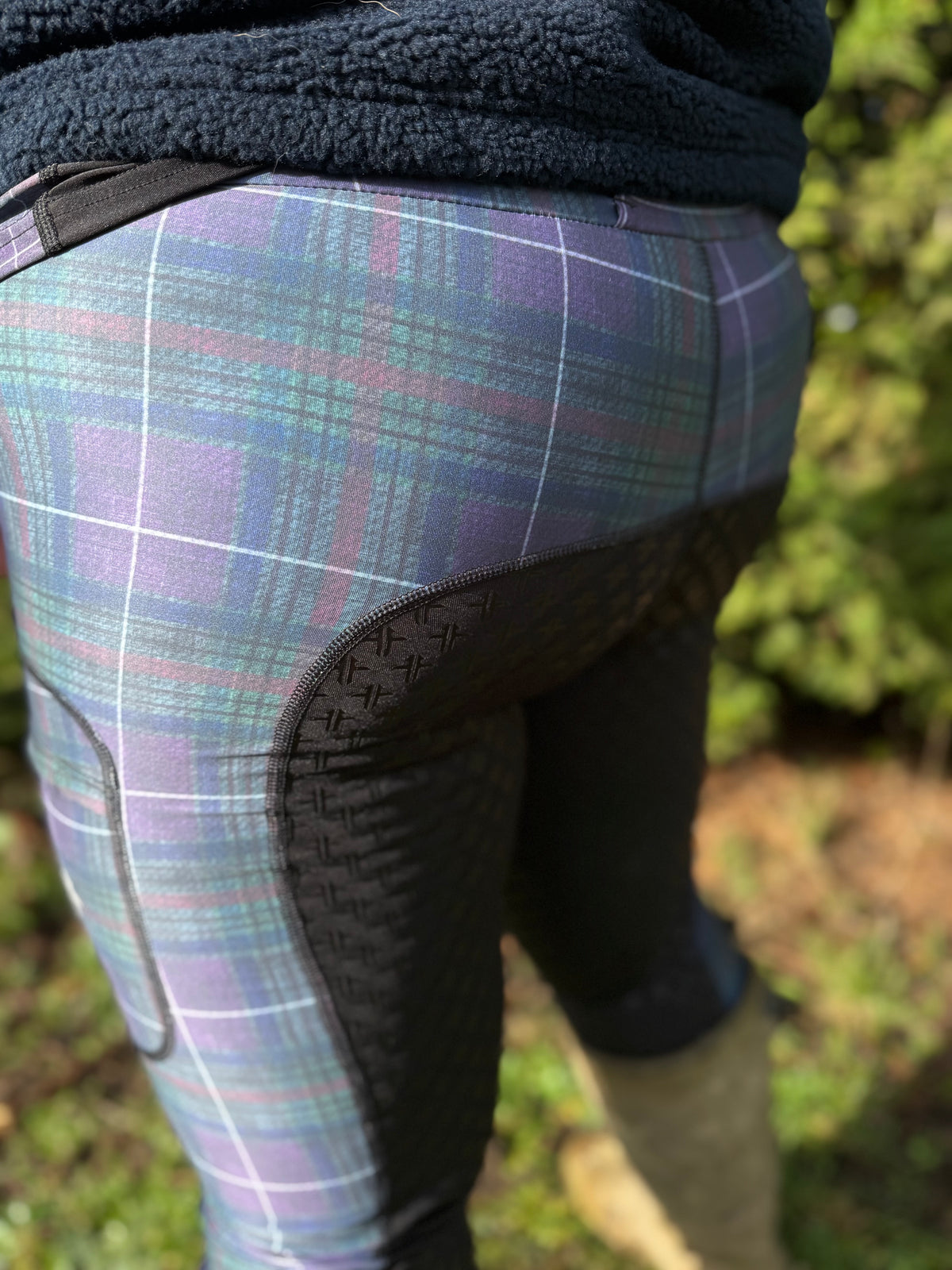 Funky Fit Highland Heather Tweed Jodphus equestrian 
