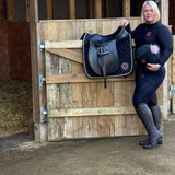 Team Performance Pull On Breech - Black Leopard & Rose (Adult & Kids)