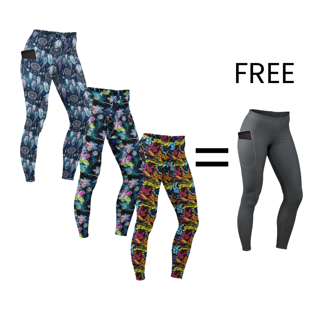 Buy 3 get 1 Free - LEGGINGS with pockets
