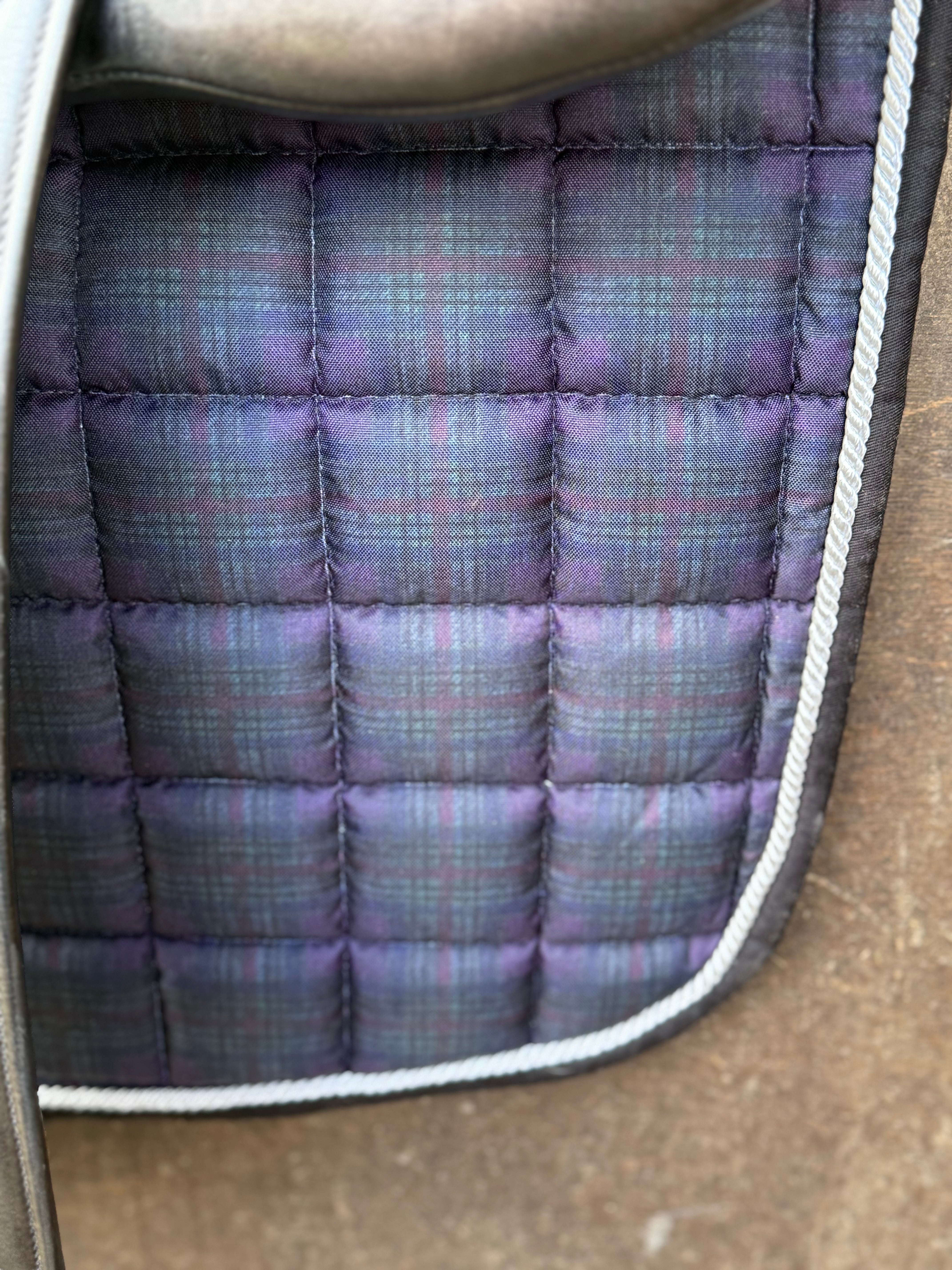 Funky Fit Equestrian Highland Heather Tweed CC Saddle Pads