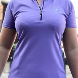 Team Short Sleeved Base Layer - Grape Soda & Grey