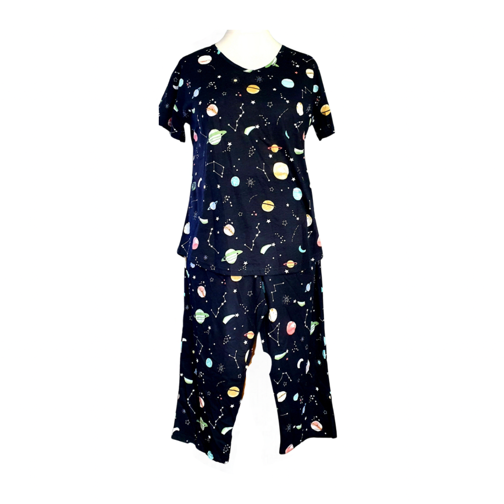 Funky Pj's (3/4 Length) - Sleepy Space