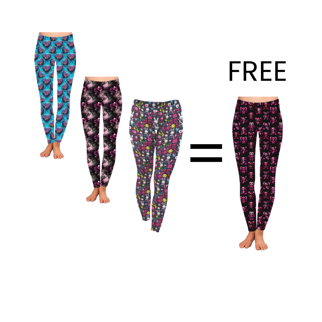 Buy 3 get 1 FREE- Leggings without pockets