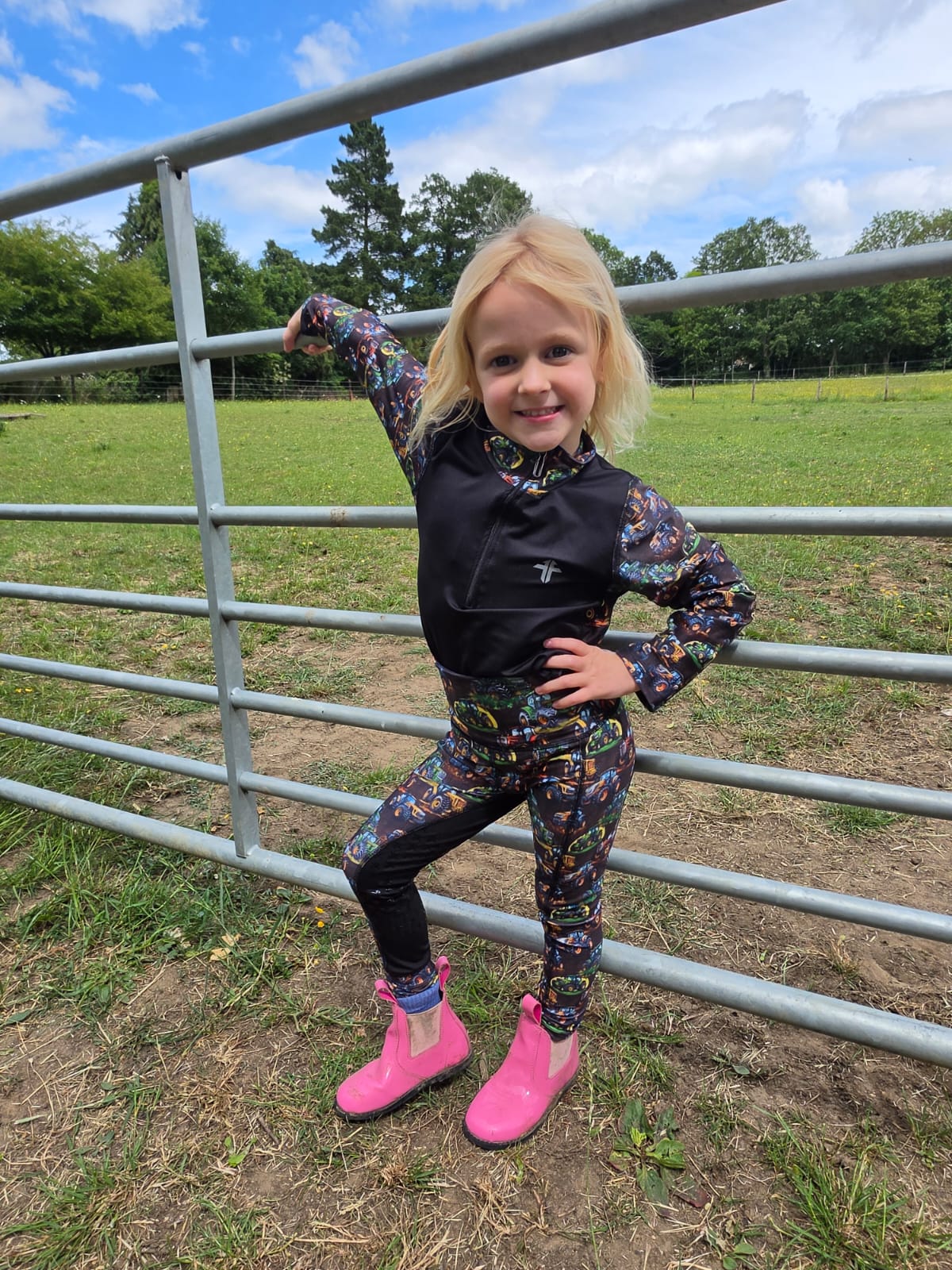 Big Tractor Jodhpurs Kids Equestrian