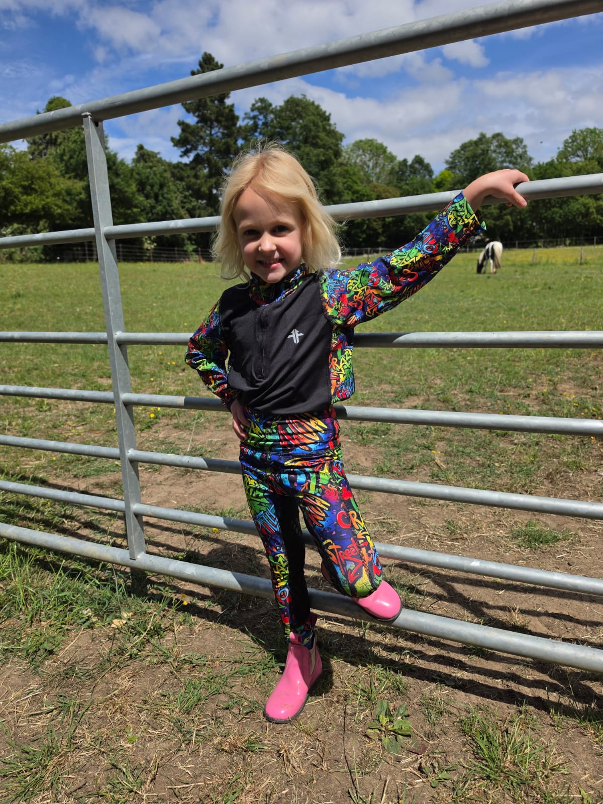 Graffiti Jodhpurs Kids Equestrian