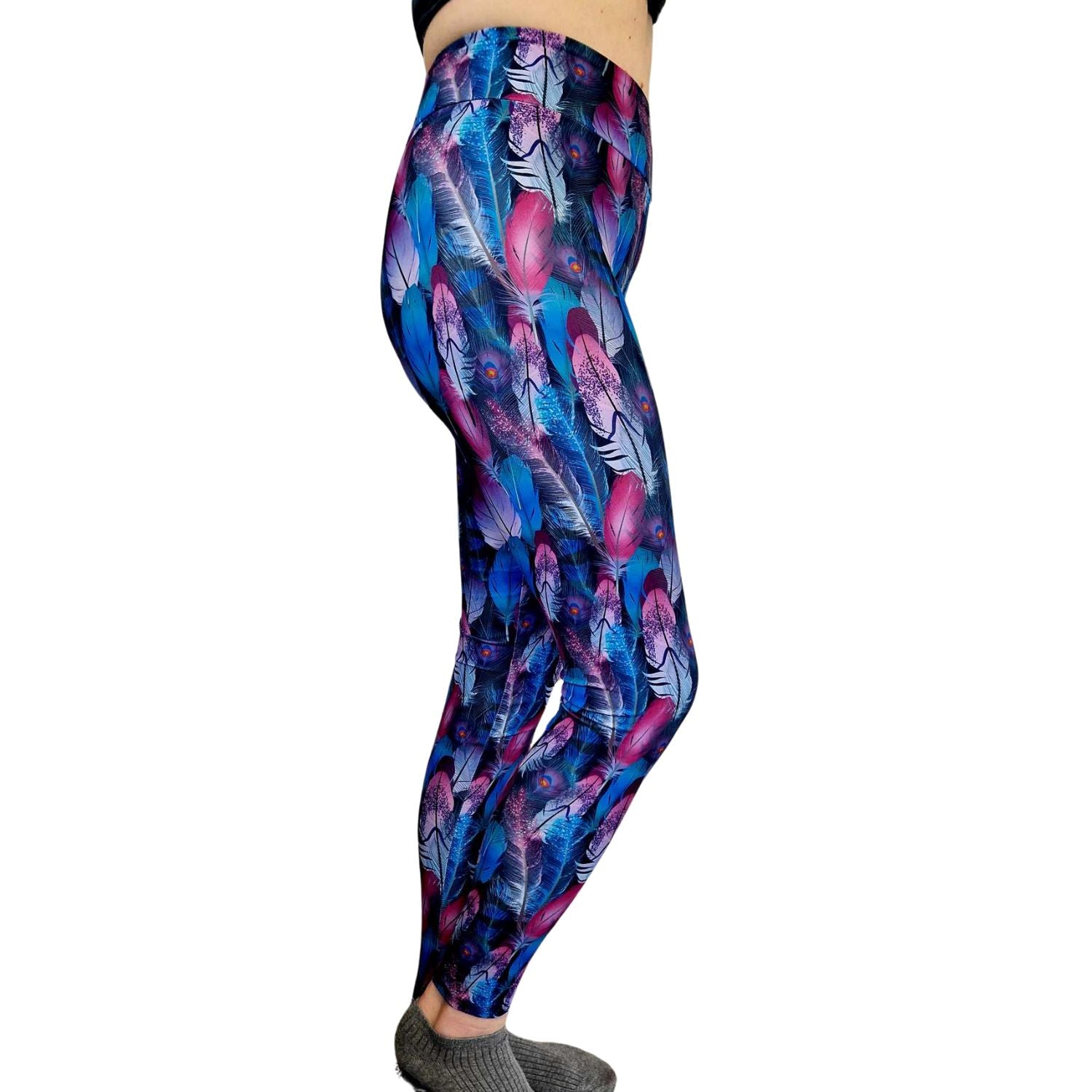 Funky Fit 24/7 Full Length Leggings – Pretty as a Peacock