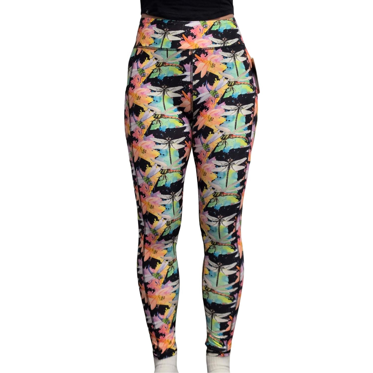 Funky Ft SCULPT Yoga Full Length Leggings - Dragonfly Night