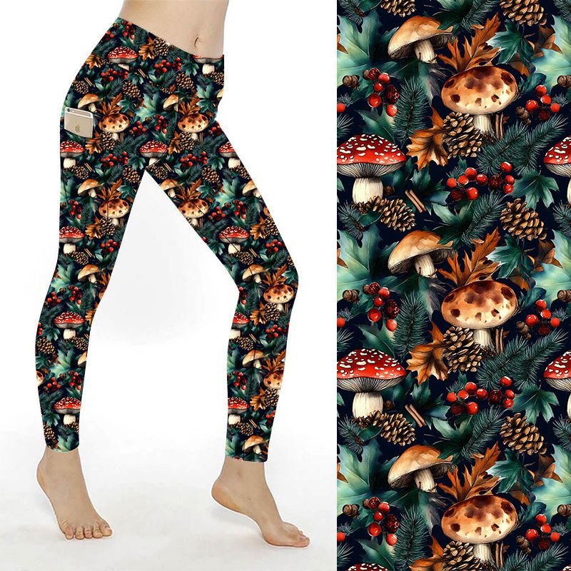 SCULPT Yoga Full Length Leggings - Woodland Forage