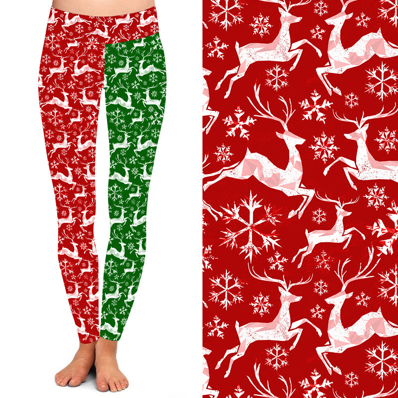 24/7 Leggings – Duo Reindeers