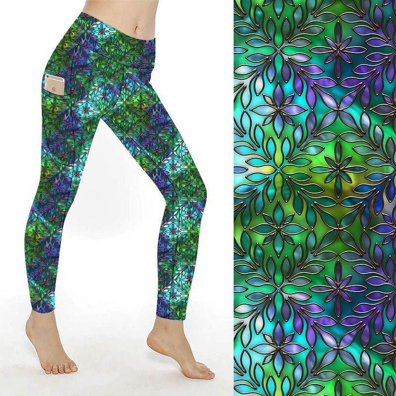 SCULPT Yoga Leggings- Pretty Pane