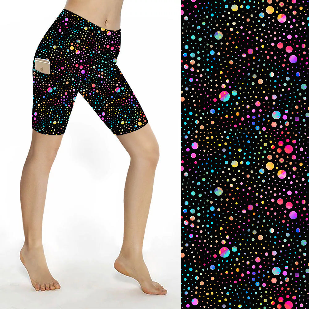 Funky Fit Sculpt Yoga Biker Shorts - Luminaire
