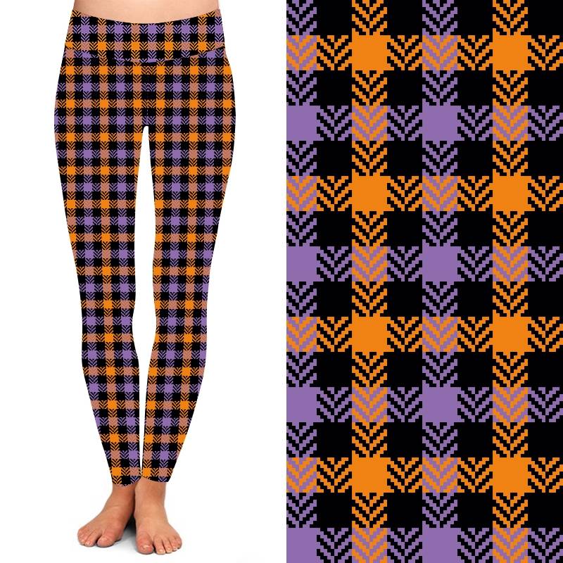 24/7 Leggings – Purple & Spice