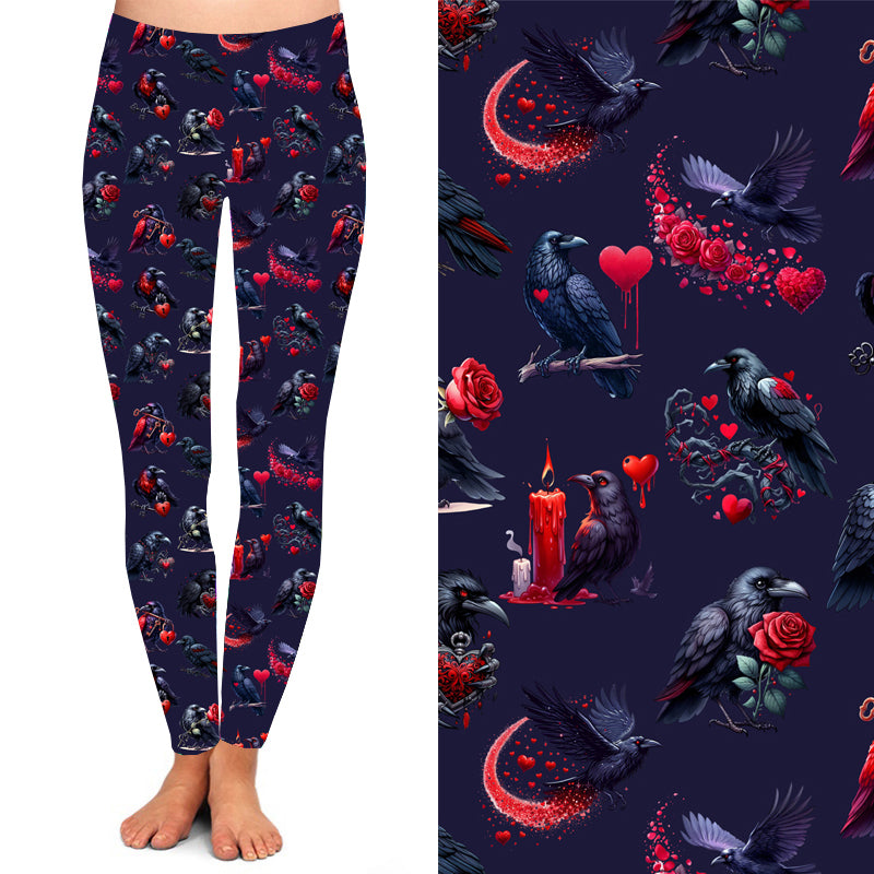 Funky Fit 24/7 Leggings – Dark Love