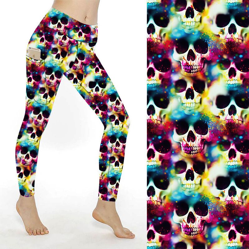 SCULPT Yoga Leggings - Skull