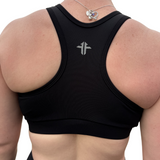 H.I. Racer Sports Bra - Black - PRE ORDER