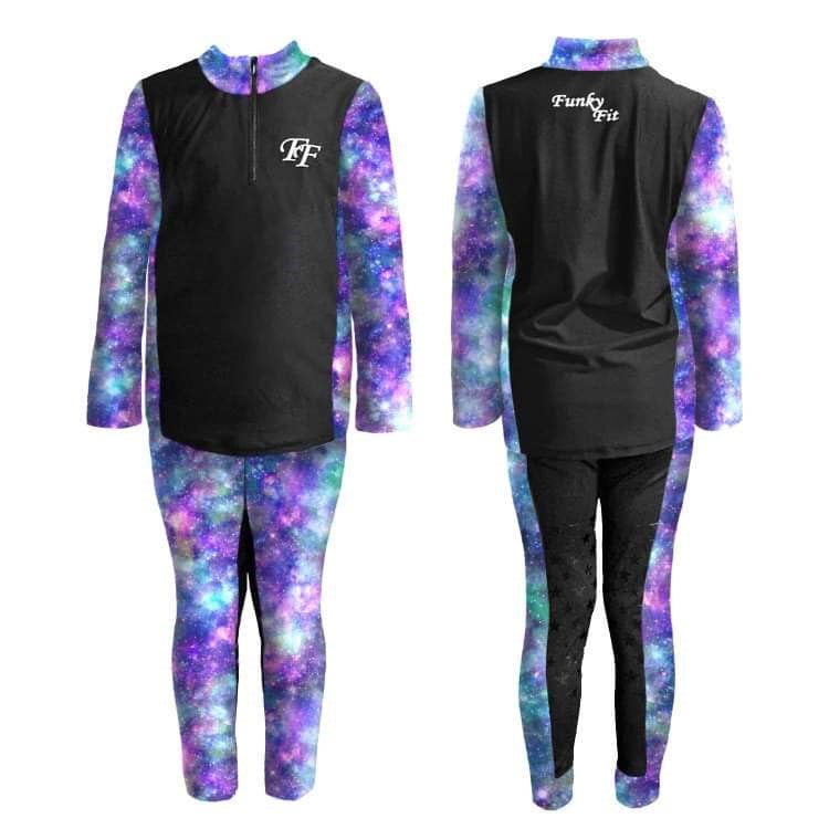 Funky Fit Equestrian - Galactic Explosion jodhpurs