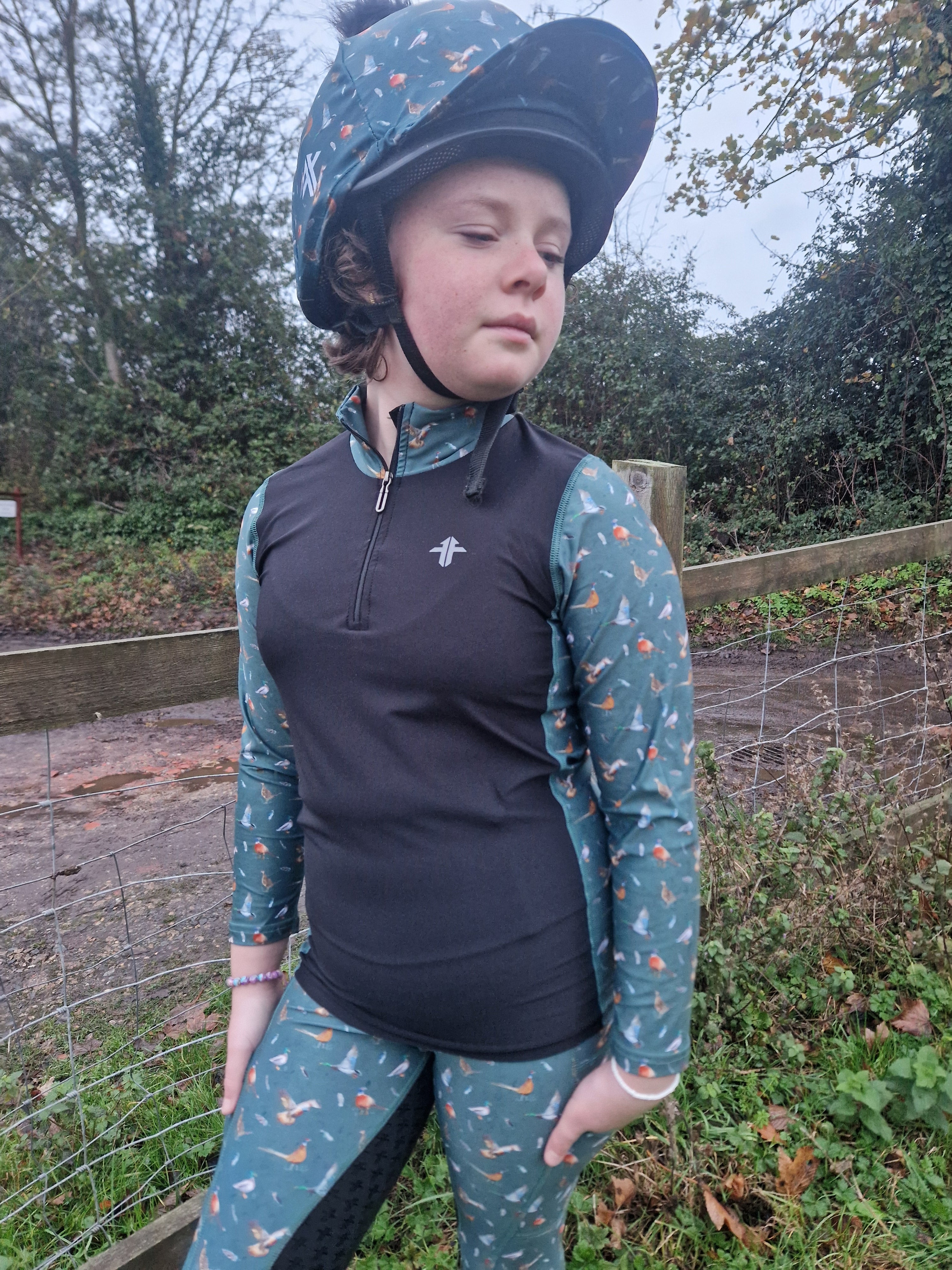 Festive Game Birds Base Layers - Kids