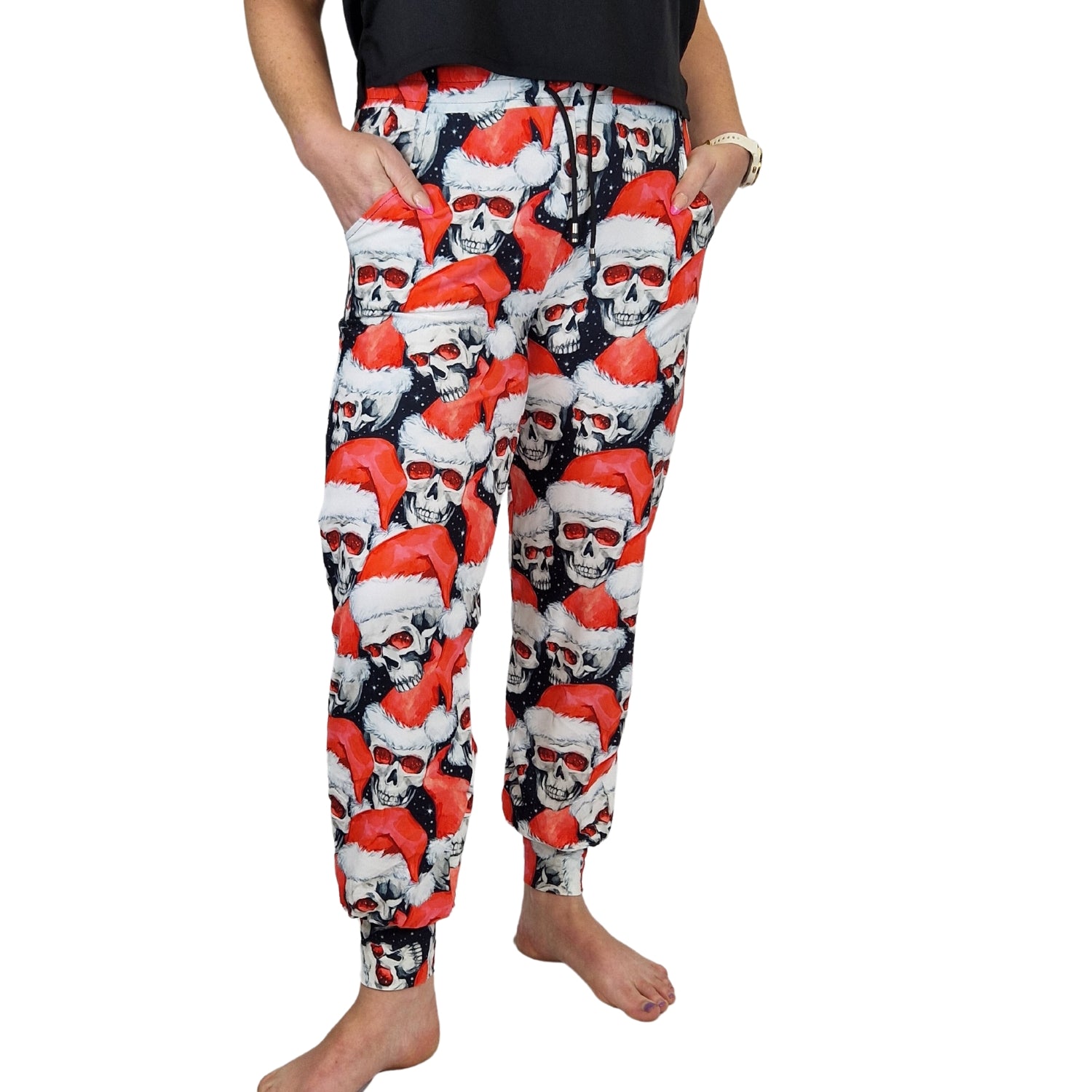 Funky Fit Skel-bones Xmas Lounge Joggers