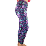 24/7 Full Length Leggings – Ghostly Goings On Halloween Pattern