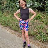 24/7 Biker Shorts - Thunderstorm Kids