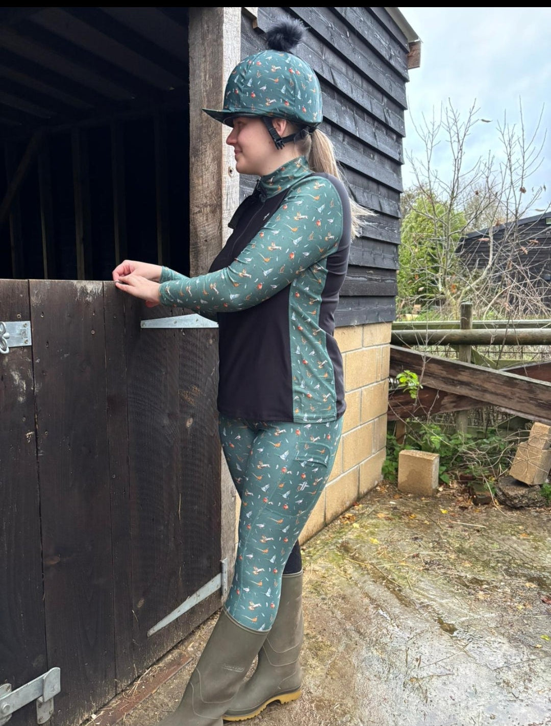 Festive Game Birds Base Layers